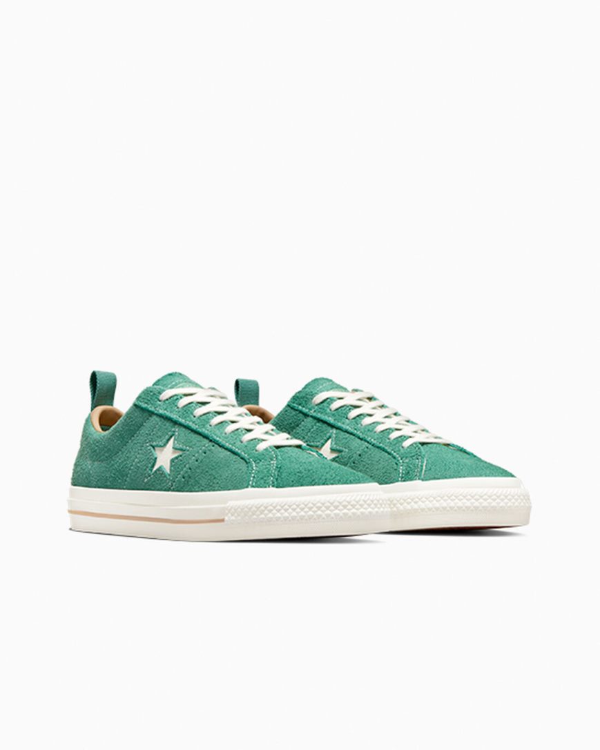 Zapatillas Skate Converse One Star Pro Vintage Suede Mujer Verde | PE LW4270